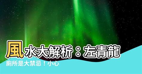 左青龍廁所|居家廁所風水5大禁忌以及5種化解方法 